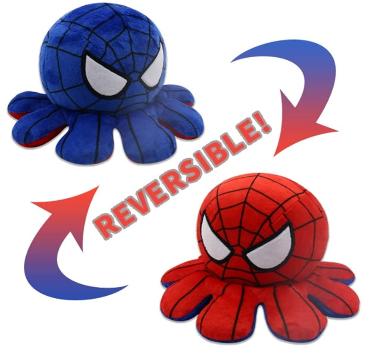 peluche spiderman reversible